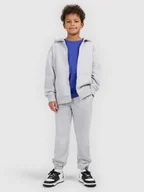 Spodnie i spodenki dla chłopców - 4F Spodnie dresowe joggery chłopięce - szare 146 (10-11 lat) - miniaturka - grafika 1