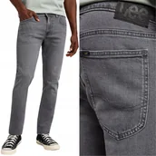 Spodnie męskie - Lee LUKE SLIM Off The Grid mocno zwężane szare spodnie jeansowe W31 L34 - miniaturka - grafika 1