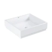 Umywalki - Grohe Cube Ceramic umywalka 50x47 cm nablatowa PureGuard biała 3948100H - miniaturka - grafika 1