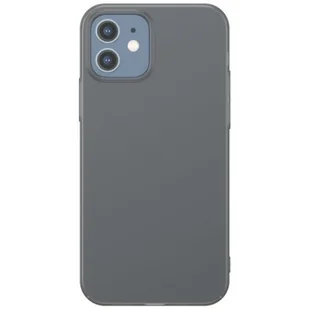 Baseus Etui Comfort Phone Case do Apple iPhone 12 Mini Czarny - Etui i futerały do telefonów - miniaturka - grafika 1