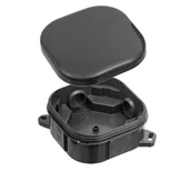 Puszki elektryczne i akcesoria - Puszka natynkowa PH 92x92 klik pusta czarna UV - A.0018C - miniaturka - grafika 1