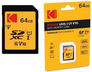 Akcesoria fotograficzne - Kodak SDXC 64GB Class 10 U1 (EKMSD64GXC10K) - miniaturka - grafika 1