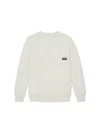 Bluzy dla dziewczynek - TOM TAILOR Bluza dziecięca dla chłopców, 32257 - szary biały (Greyish White), 176 - miniaturka - grafika 1