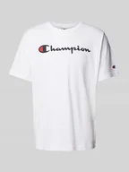 Koszulki męskie - T-shirt z nadrukiem z logo - miniaturka - grafika 1
