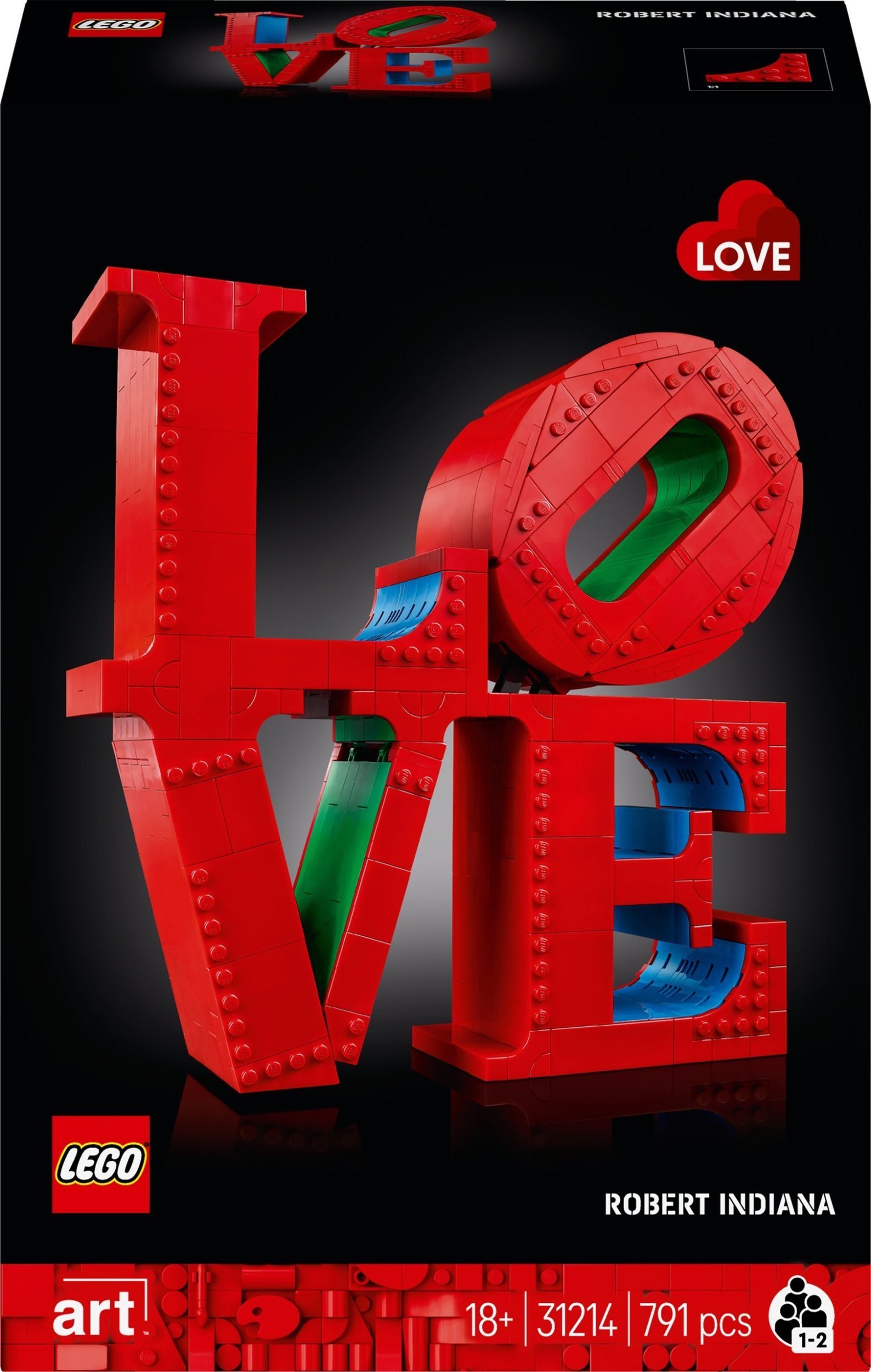 LEGO Art LOVE 2 szt. 31214