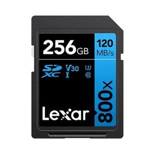 MEMORY SDXC 256GB UHS-I/LSD0800P256G-BNNNG LEXAR - Pamięci RAM - miniaturka - grafika 1