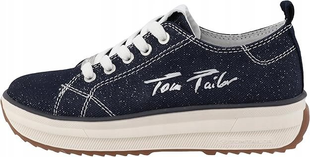 TOM TAILOR GRANATOWE TRAMPKI DZIECIĘCE SZNUROWANE 32 6DA