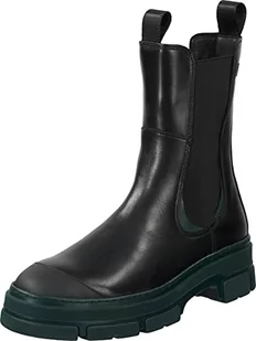 GANT FOOTWEAR Monthike damskie kozaki półdługie, czarne/zielone, 41 UE - Kozaki damskie - miniaturka - grafika 1