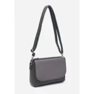 Torebki damskie - Stylowa Brązowa Torebka Torba Damska Listonoszka LUIGISANTO Pasek - miniaturka - grafika 1