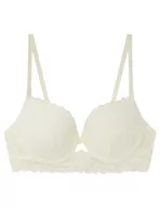 Biustonosze - Women'secret Beautiful Biustonosz Koronkowy Beżowy Damski, kość słoni, 95B - miniaturka - grafika 1