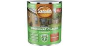 Farby i impregnaty do drewna - Sadolin Impregnat Classic szwedzka czerwień 750 ml - miniaturka - grafika 1