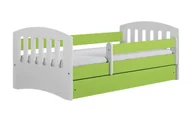 Łóżka dla dzieci i młodzieży - Łóżko dla dziecka z barierką 80x160 K2-M04 - miniaturka - grafika 1