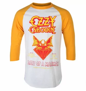 longsleeve OZZY OSBOURNE - DIARY OF MADMAN, rękaw 3/4 musztardowa-XXL - Koszulki męskie - miniaturka - grafika 1
