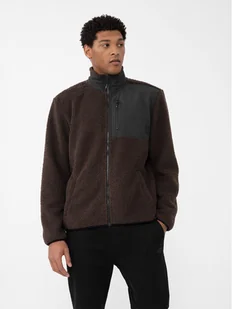 4F Polar 4FAW23TFLEM116 Brązowy Regular Fit - Bluzy męskie - miniaturka - grafika 1