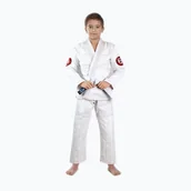 Kimona, stroje i obuwie - GI do Judo dla dzieci Ground Game Deshi białe - miniaturka - grafika 1