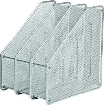 Forofis Pojemnik na czasopisma FOROFIS 91331 srebrny metalowy