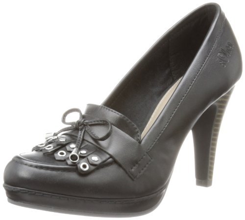 s.Oliver Casual 5-5-22418-21 damskie czółenka, czarny - Czarny Black Nappa 022-39 eu