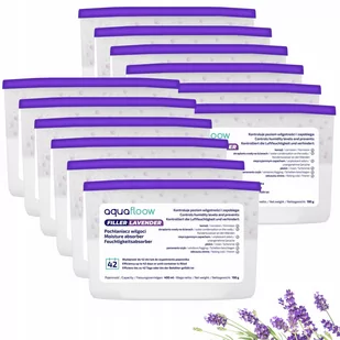 Osuszacz powietrza 12x AquaFloow zapachowy pochłaniacz wilgoci na pleśń wilgoć osuszacz 400 ml - Domowe osuszacze powietrza Osuszacz powietrza 12x AquaFloow zapachowy pochłaniacz wilgoci na pleśń wilgoć osuszacz 400 ml - Domowe osuszacze powietrza - miniaturka - grafika 1