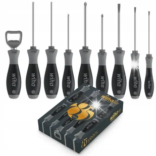 Wiha 46544 Zestaw wkrętaków SoftFinish LIMITED 9cz - Śrubokręty - miniaturka - grafika 1