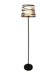 Lampa stojąca AKITA E27 - czarny - Lampy stojące - miniaturka - grafika 1