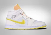 Koszykówka - Nike Air Jordan 1 Retro Mid Se Wmns Voltage Yellow - miniaturka - grafika 1