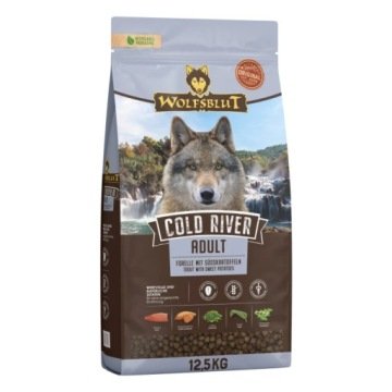 Wolfblut Cold River pstrąg i bataty 12,5kg