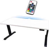 Biurka gamingowe - BIURKO ELEKTRYCZNE 120x60 REGULOWANE STABILNE KOMPUTEROWE - miniaturka - grafika 1
