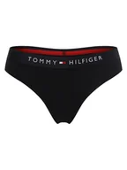 Majtki damskie - Tommy Hilfiger Stringi Kobiety Bawełna niebieski jednolity, S/M - miniaturka - grafika 1