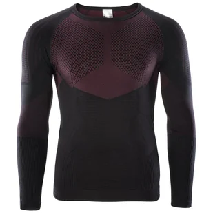 Męska koszulka Hi-Tec Hino Top Rozmiar: XL-XXL / Kolor: czarny/czerwony - Koszulki sportowe męskie - miniaturka - grafika 1