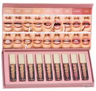 Lami LAMI Cosmetics - Nude Come True Lipstick Set - Zestaw 9 matowych pomadek do ust w płynie - Szminki - miniaturka - grafika 1