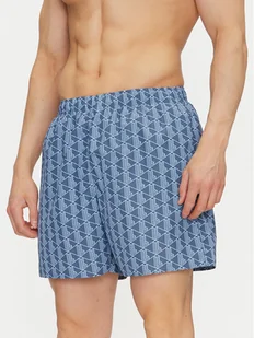 Lacoste Szorty kąpielowe MH9086 Niebieski Regular Fit - Kąpielówki męskie - miniaturka - grafika 1