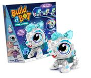 Figurki dla dzieci - Goliath, Build a Bot Snow Leopard Light, Zbuduj Bota Pantera Śnieżna ze światłem - miniaturka - grafika 1