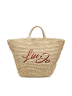 Torby ekologiczne - Liu Jo Beachwear Torebka VA5219 T6476 Beżowy - miniaturka - grafika 1