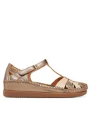 Sandały damskie - Pikolinos Sandały W8K-0705Clc1 Beżowy - miniaturka - grafika 1