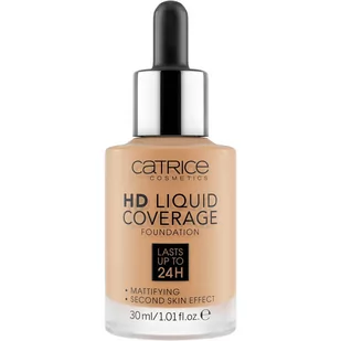 Podkład Catrice Hd Liquid Coverage Foundation Lasts Up To 24h 046 Camel Beige 30ml (4059729034465) - Podkłady do twarzy - miniaturka - grafika 1