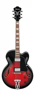 Gitary elektryczne - Ibanez AF75-TRS Transparent Red Burst gitara elektryczna - miniaturka - grafika 1