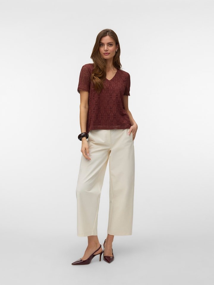 Vero Moda Bluzka w kolorze brązowym