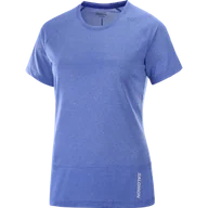 Koszulki sportowe damskie - KOSZULA SALOMON CROSS RUN SS TEE W C20469 - miniaturka - grafika 1