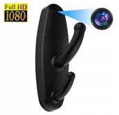 Minikamery i aparaty szpiegowskie - Wieszak Szpiegowski na Ubrania z Mikro Kamerą FULL HD, Nagrywający Obraz i Dźwięk (m.in. na ruch). - miniaturka - grafika 1