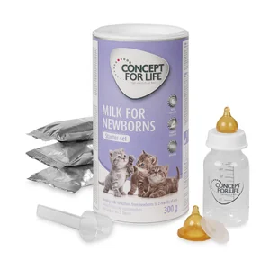 Concept for Life Concept for Life Milk for Newborns mleko dla kociąt 300 g 3 saszetki po 100 g) - Mleko dla kociąt i szczeniąt - miniaturka - grafika 2