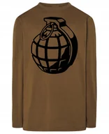 Koszulki męskie - Longsleeve męski fajny nadruk GRANAT r.XXL - miniaturka - grafika 1
