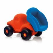 Zabawki sensoryczne - Rubbabu Wywrotka sensoryczna pomarańczowa duża 8904001240118 - miniaturka - grafika 1