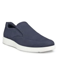 Ecco Skórzane slippersy "S Lite Hybrid" w kolorze granatowym - Półbuty męskie - miniaturka - grafika 1