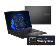 Laptopy - ASUS VivoBook 14X K3405VC i9-13900H/24GB/1TB/RTX3050/W11P Czarny 36M - miniaturka - grafika 1