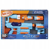 Zabawki militarne - Nerf Elite 2.0 Lock N Load Pack Blaster 50 STRZAŁEK 12 KOMBINACJI - miniaturka - grafika 1