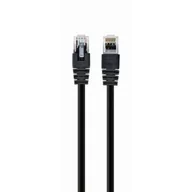 Patchcordy - Gembird patch cord RJ45 (osłonka zalewana, kat. 5e, UTP, 5m, czarny) PP12-5M/BK - miniaturka - grafika 1