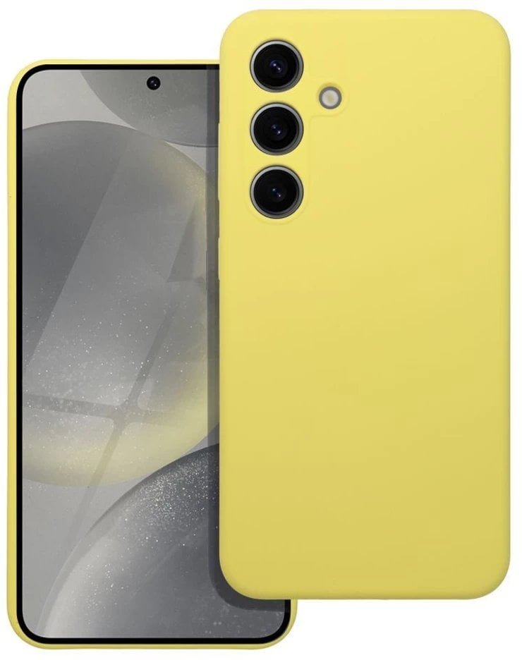 Futerał SILICONE 2mm do HONOR 200 SMART żółty