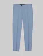 Spodnie męskie - spodnie do zestawu bairo błękit slim fit - miniaturka - grafika 1