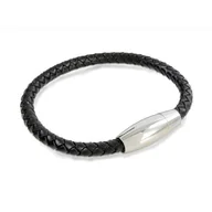 Bransolety męskie - Bransoletka męska skórzana B-02 - miniaturka - grafika 1