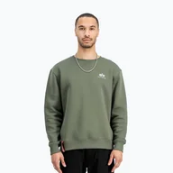 Sport OUTLET - Bluza męska Alpha Industries Basic Small Logo dark olive WYSYŁKA W 24H 30 DNI NA ZWROT - miniaturka - grafika 1